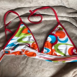 Unique colorful and fun bikini top fits M-XL